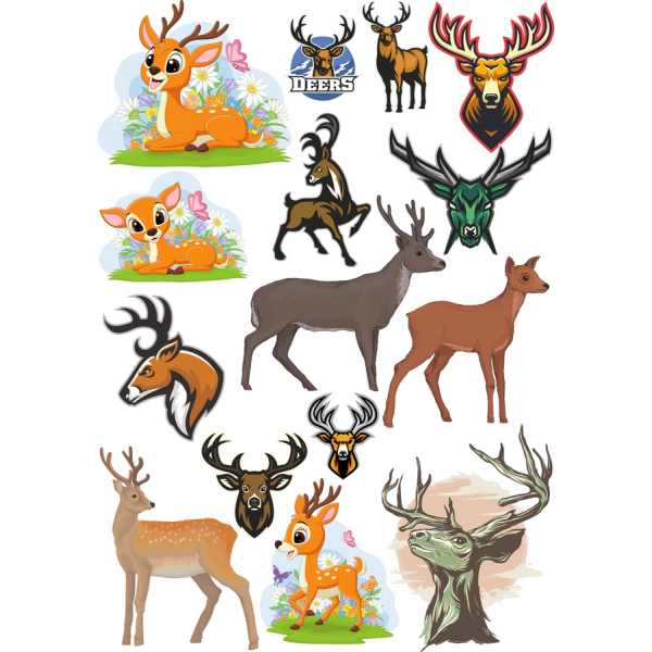 Šarmantan Jelena Vektor Clipart Snop Šarmantan Jelena Vektor Clipart Snop