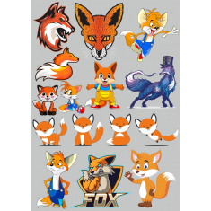 Fox Set - Eriskummainen