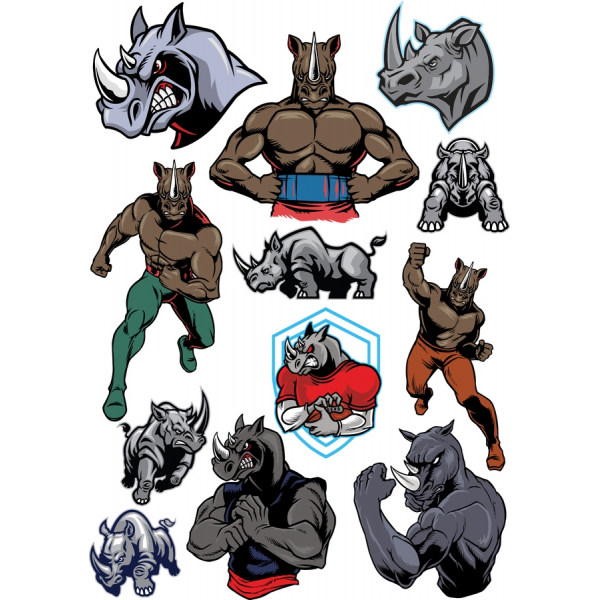 Rhino กราฟิกเว็กเตอสวมเสื้อกันหนาวได้-โต้ตอบอย่างดุเดือดมาก&ปรับอัตโนมัติ Illustrations Rhino กราฟิกเว็กเตอสวมเสื้อกันหนาวได้-โต้ตอบอย่างดุเดือดมาก&ปรับอัตโนมัติ Illustrations