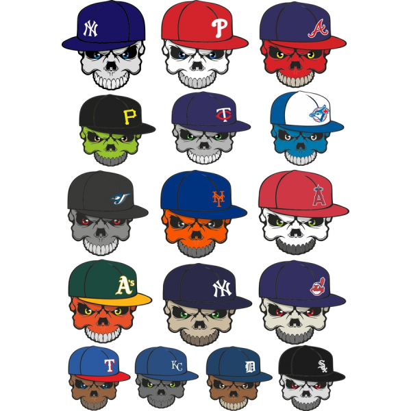 Baseball Kraniet Clipart Bundle - Kantet Vektor Illustrationer til Kreative Projekter Baseball Kraniet Clipart Bundle - Kantet Vektor Illustrationer til Kreative Projekter