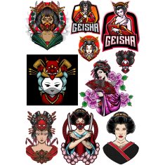 Geisha งคลังสื่อ-แบบเรียบร้อยสวยงาม