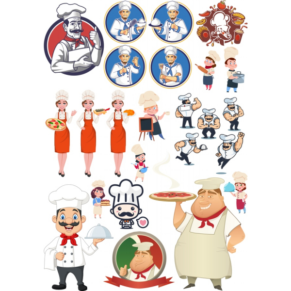 Kok Vektor Illustrationer Bundt Kok Vektor Illustrationer Bundt