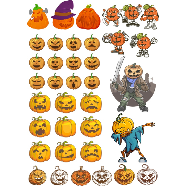 ฟักทองความบ้าคลั่งเว็กเตอ Clipart สวมเสื้อกันหนาวได้-ฮัลโลวีน Illustrations ฟักทองความบ้าคลั่งเว็กเตอ Clipart สวมเสื้อกันหนาวได้-ฮัลโลวีน Illustrations