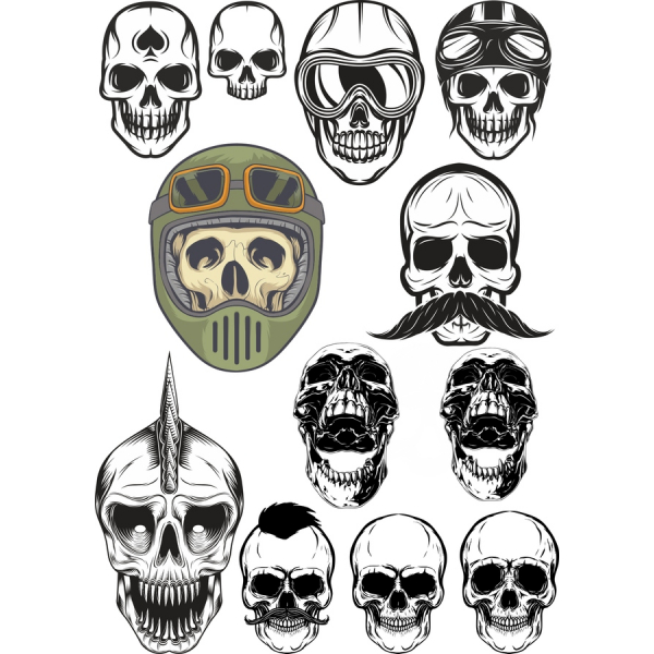 Fuvu Vector Clipart Kuweka - Kipekee FAILI & PNG Vielelezo Fuvu Vector Clipart Kuweka - Kipekee FAILI & PNG Vielelezo