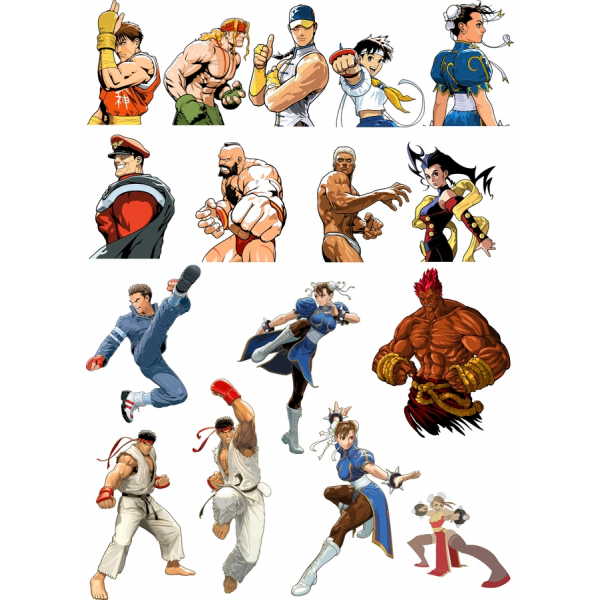 Ikonische Kampfspiel-Vektor-Clipart-Set Ikonische Kampfspiel-Vektor-Clipart-Set