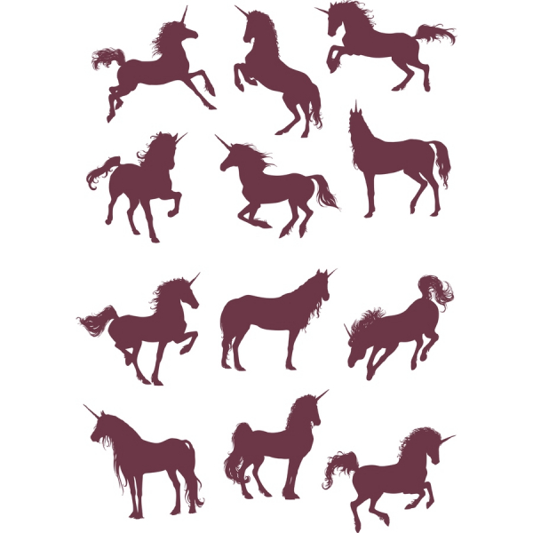 Unicorn Clipart Set - Magical Vector Illustrations Unicorn Clipart Set - Magical Vector Illustrations