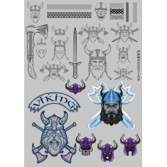 Viking Clipart Set - Άγρια