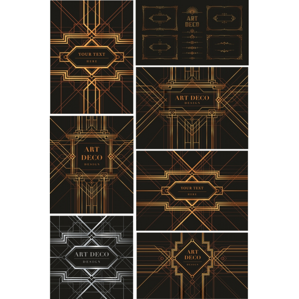 Art Deco Vektör Küçük Resim Paketi-Zarif SVG ve PNG Tasarımları Art Deco Vektör Küçük Resim Paketi-Zarif SVG ve PNG Tasarımları
