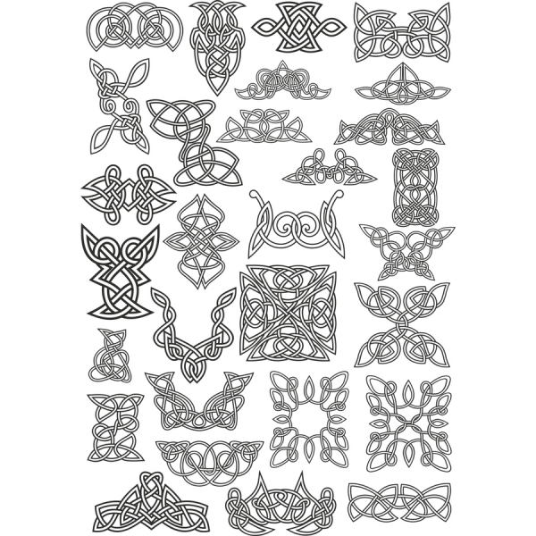 Bundel Clipart Vektor Simpul Celtic - 40 Desain SVG & PNG yang Rumit Bundel Clipart Vektor Simpul Celtic - 40 Desain SVG & PNG yang Rumit