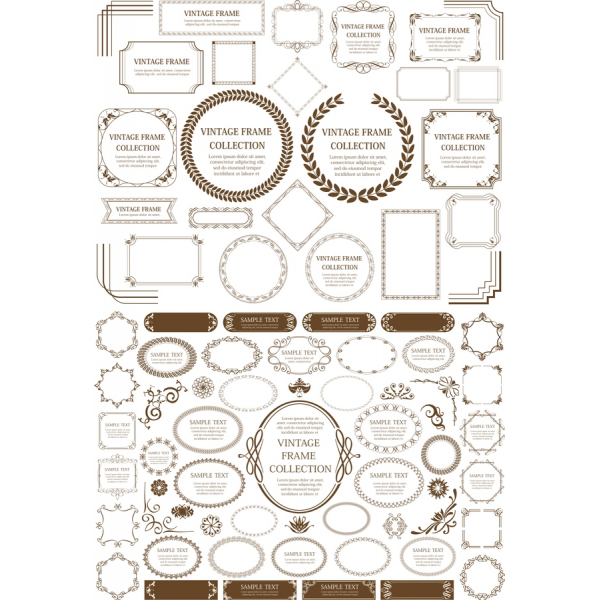 Vintage Frame Collection - Timeless Design Assets Vintage Frame Collection - Timeless Design Assets