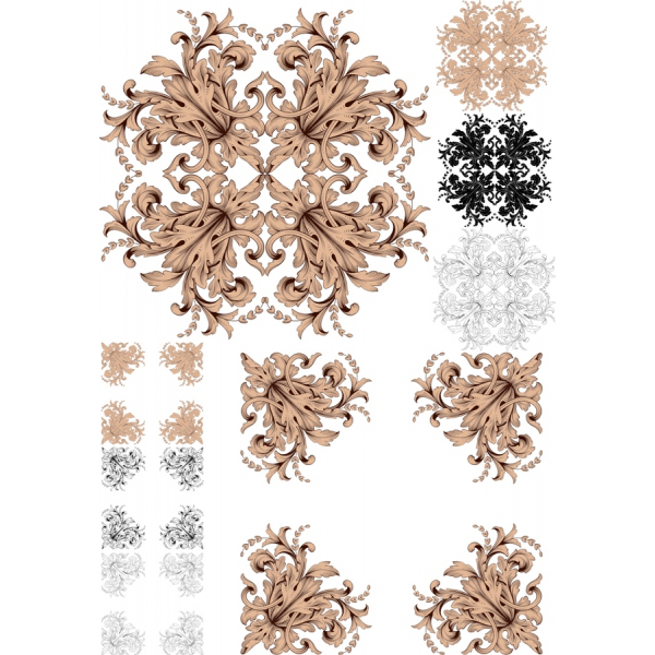 Izuzetan Cvetne Vektor Clipart Set - SVG & PNG Snop Izuzetan Cvetne Vektor Clipart Set - SVG & PNG Snop