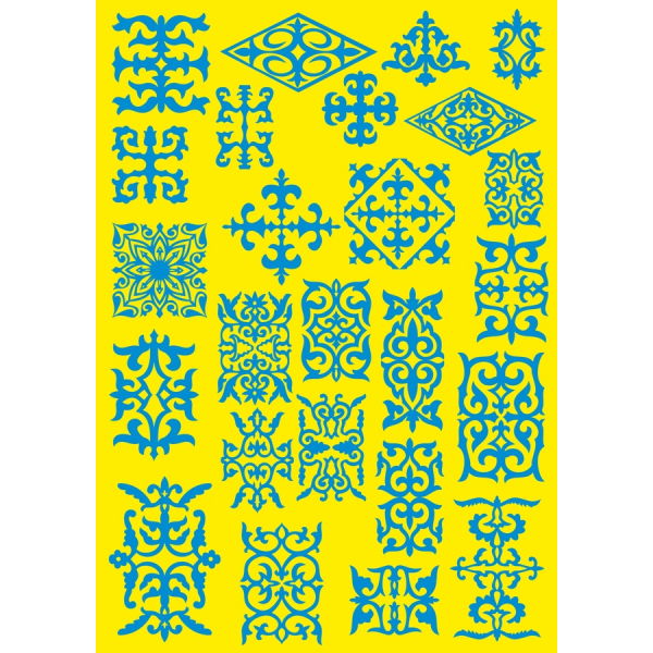 Ornate Patterns Vector Clipart Set Ornate Patterns Vector Clipart Set
