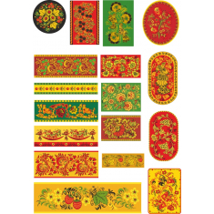 Russische Volkskunst Bundel Bloemen - s