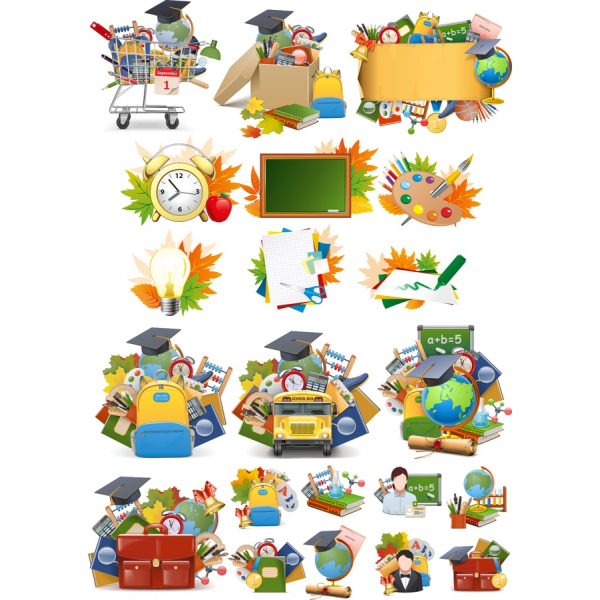 De regreso a la Escuela Vector de imágenes Prediseñadas Conjunto De regreso a la Escuela Vector de imágenes Prediseñadas Conjunto