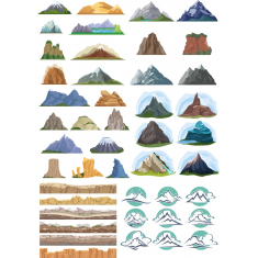 Mountain Set: Majestätiska Landskap