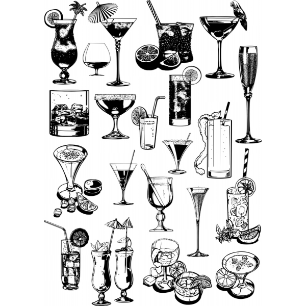 Vettore Cocktail Clipart Bundle - 30 Liquore Unico Illustrazioni Vettore Cocktail Clipart Bundle - 30 Liquore Unico Illustrazioni
