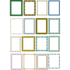 Vintage Ramme Clipart Samling