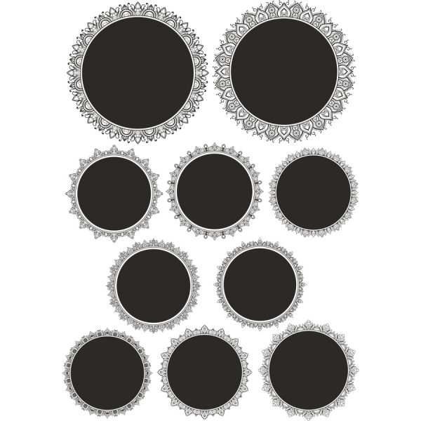 Mandala Kruhu Clipart Zväzok - Elegantné SVG & PNG Vzory Mandala Kruhu Clipart Zväzok - Elegantné SVG & PNG Vzory