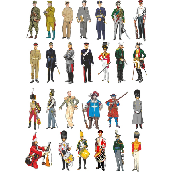 Herinn Tölur Vektor Clipart Setja