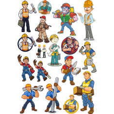 Travailleur De La Construction - Polyvalent Bundle