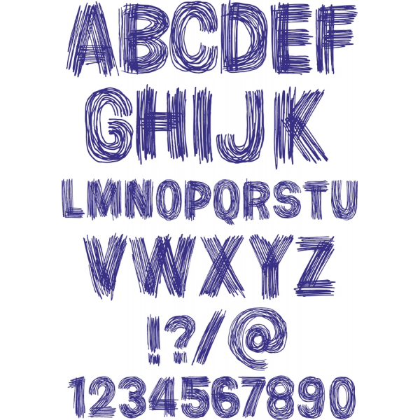 Mão-Traços Alfabeto Vetor Set - SVG & PNG Bundle Mão-Traços Alfabeto Vetor Set - SVG & PNG Bundle
