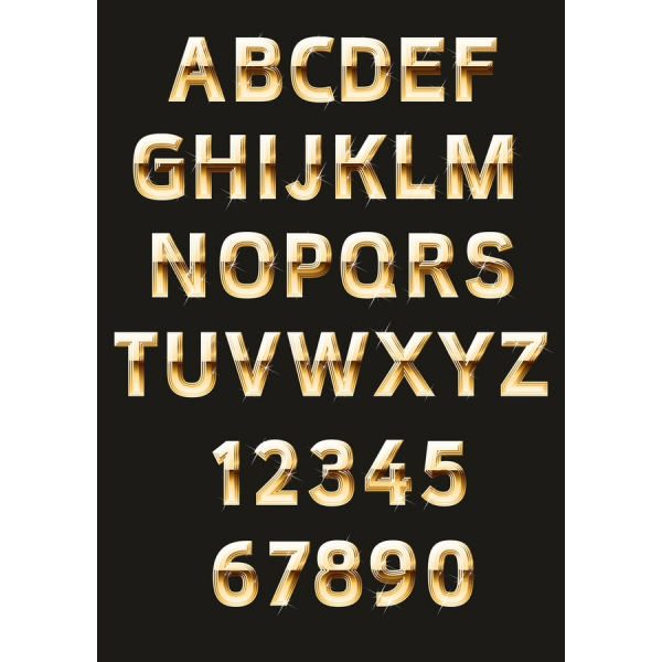 Glitter, Letras Clipart Set - SVG e PNG Glitter, Letras Clipart Set - SVG e PNG