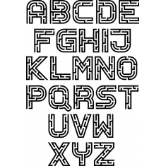 Maze Alphabet Set - A-Z s