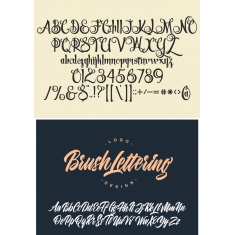 Brush Lettering Set