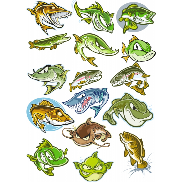 Ultimate Fish Vector Clipart Bundle Ultimate Fish Vector Clipart Bundle