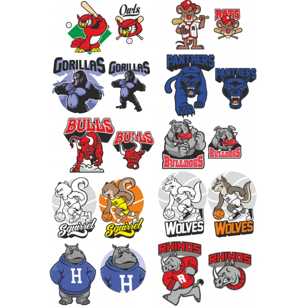 Vibrant ตู Mascots เว็กเตอ Clipart สวมเสื้อกันหนาวได้ Vibrant ตู Mascots เว็กเตอ Clipart สวมเสื้อกันหนาวได้