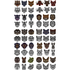 Tier-Head-Set - Bundle