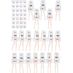 Anime Character Pose & Expression Bundle