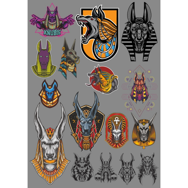 Anubis Vecteur Clipart Set de Haute Qualité, SVG et PNG Illustrations Anubis Vecteur Clipart Set de Haute Qualité, SVG et PNG Illustrations