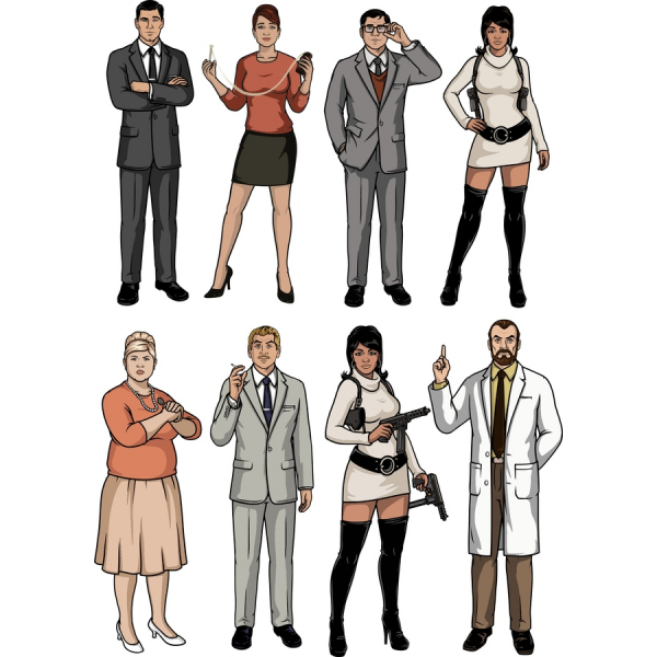 දෛශික චරිතය Clipart සකස්