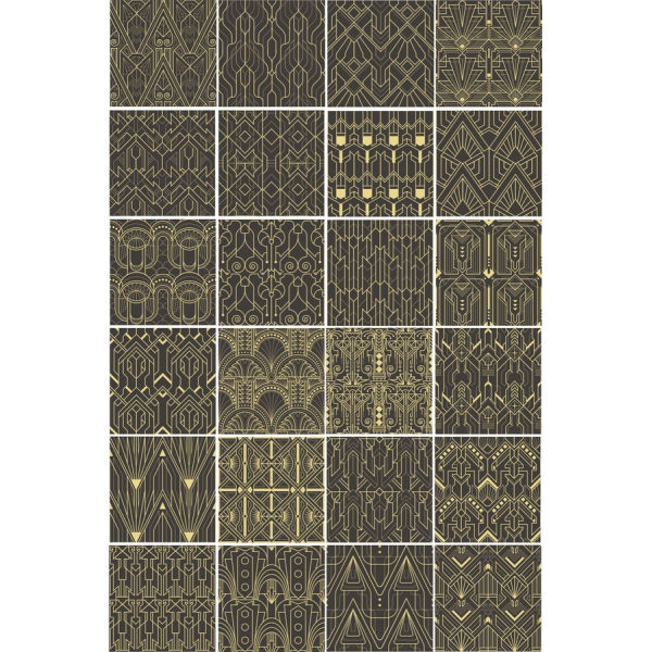 Set Clipart Vektor Pola Geometris-36 Desain Unik Set Clipart Vektor Pola Geometris-36 Desain Unik