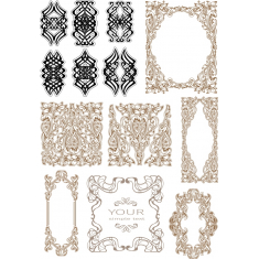 Udsmykkede Billede Set - Elegant