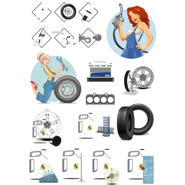 Premium Automotivo Ilustrações Vetoriais Bundle Premium Automotivo Ilustrações Vetoriais Bundle