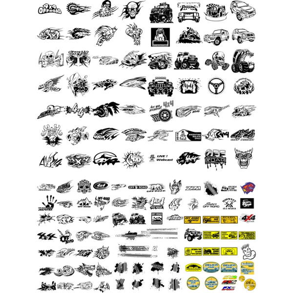 Off-Road Vettoriale Clipart Bundle - Dinamica SVG & PNG Illustrazioni Off-Road Vettoriale Clipart Bundle - Dinamica SVG & PNG Illustrazioni