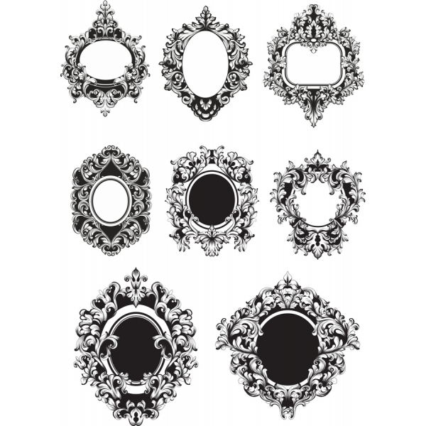 Ornate ძველებური კარკასი Clipart კომპლექტი - SVG & PNG Bundle Ornate ძველებური კარკასი Clipart კომპლექტი - SVG & PNG Bundle