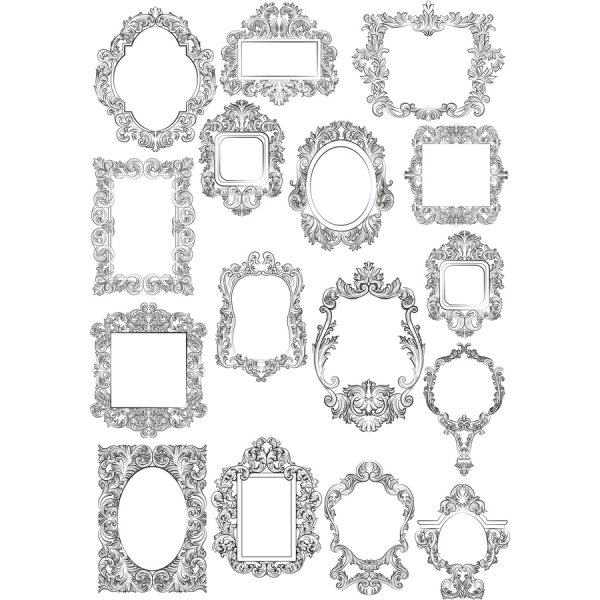 Ornamental ፍሬም ቅድሚያ የሚሰጡዋቸውን ስብስብ Ornamental ፍሬም ቅድሚያ የሚሰጡዋቸውን ስብስብ