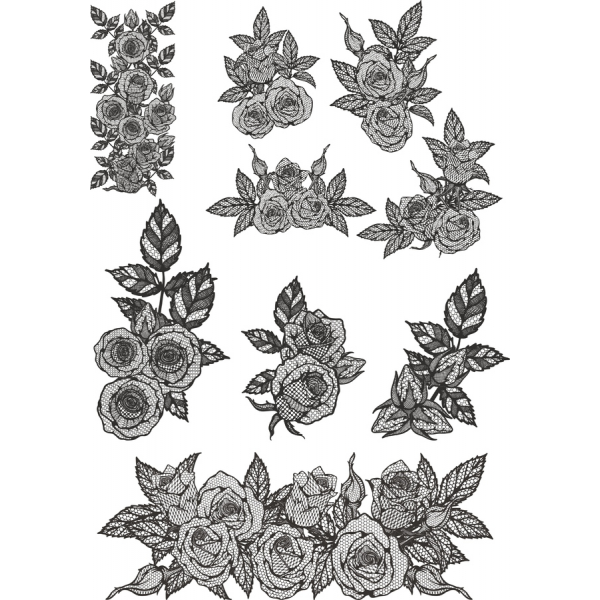 Laço Rosa Clipart De Vetor Definido Laço Rosa Clipart De Vetor Definido
