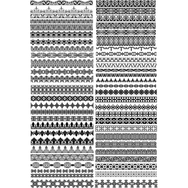 Vintage Decorative Borders Vector Pack Vintage Decorative Borders Vector Pack