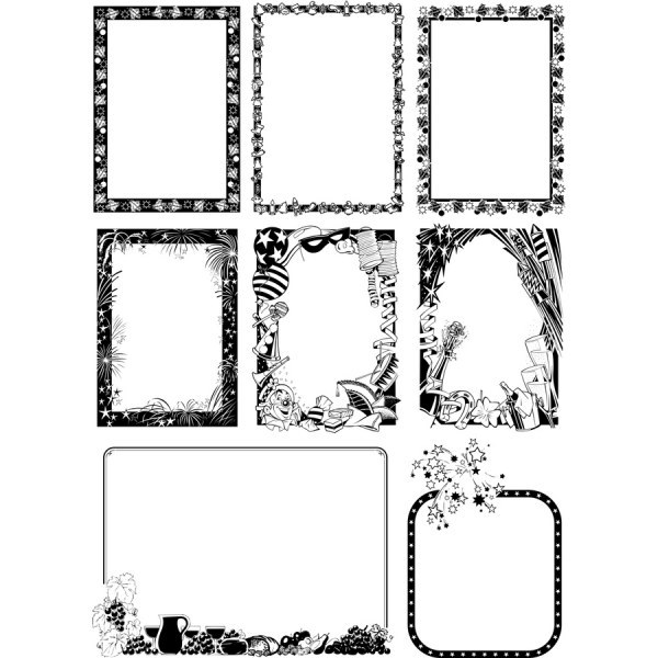 Vector Clipart Collection: Decorative Frames Vector Clipart Collection: Decorative Frames