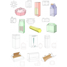 Polyvalent Emballage Clipart Collection De Haute Qualité De Faisceau