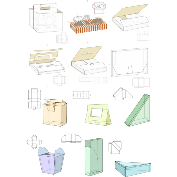 Wektor clipart z projektu opakowania Wektor clipart z projektu opakowania