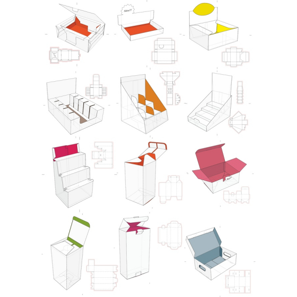 Set Clipart Vektor Premium untuk Desain Kemasan