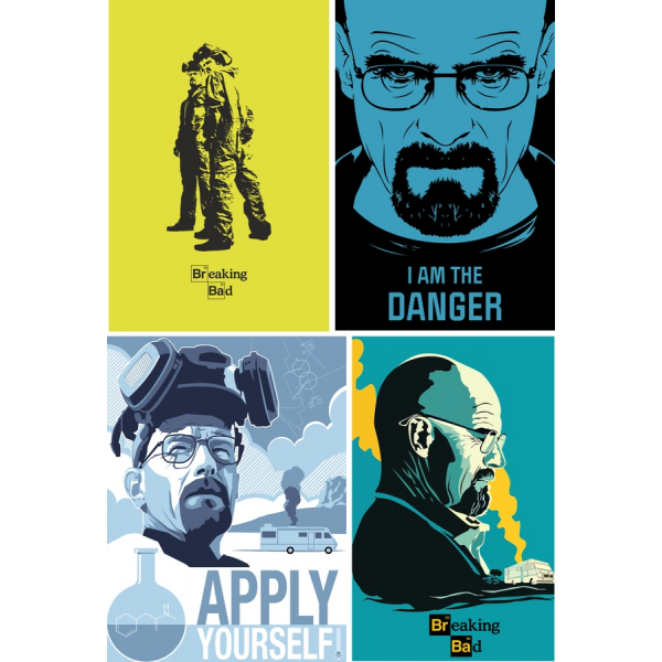 Breaking Bad Vector Illustrations Set Breaking Bad Vector Illustrations Set