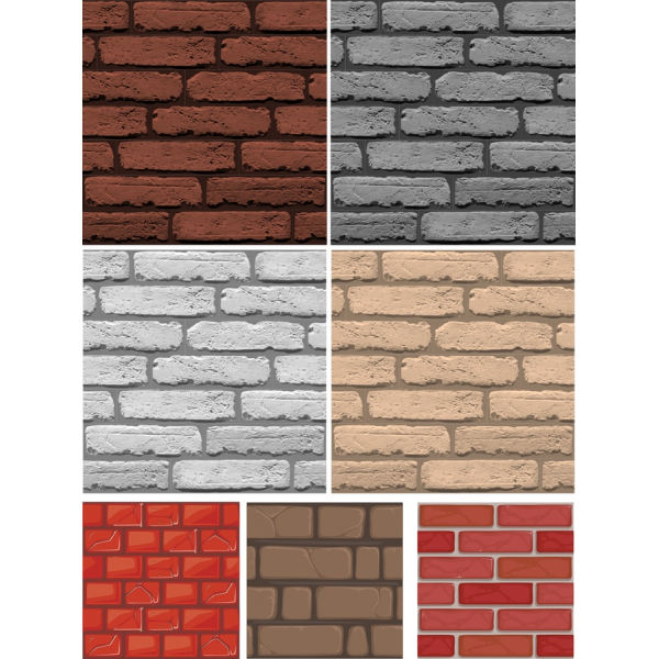 Wektor zestaw klipartów "mur" - Wysokiej jakości wektorowych w formacie SVG Wektor zestaw klipartów "mur" - Wysokiej jakości wektorowych w formacie SVG