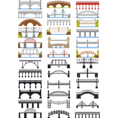 Γέφυρα Clipart - Άμεση λήψη PNG & SVG
