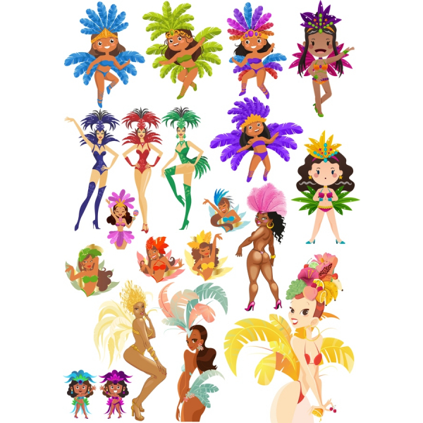 Carnival-Themed Vector Clipart Collection Carnival-Themed Vector Clipart Collection